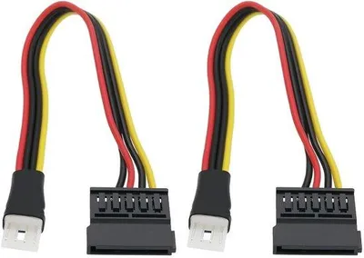 Obrázek produktu pro Adaptér SATA, 22 cm, samec (disketa) na samici (SATA), 2dílný