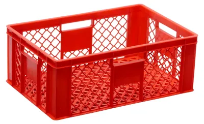 Produktbild von Bäckerkisten 4 Stück 600 x 400 x 230 mm in Rot