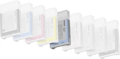 Zdjęcie produktu dla Epson Wkład atramentowy Light Cyan T603500 220 ml, Jasny cyjan, Tusz na bazie pigmentu, 220 ml, 1 szt.