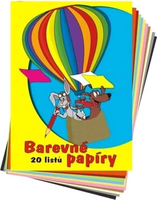 Produktbild von Farbiges Papier A4/20/80g, 20 Blatt, STEPA
