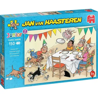 Zdjęcie produktu dla Przyjęcie urodzinowe Jan van Haasteren Junior, 150 szt.