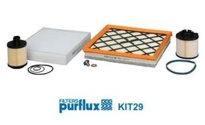 Produktbild von PURFLUX Filterset Inspektionspaket Filtersatz für OPEL Astra J Sports Tourer (P10) ASTRA J ZAFIRA TOURER C (P12) Astra J GTC (P10) Cascada (W13)