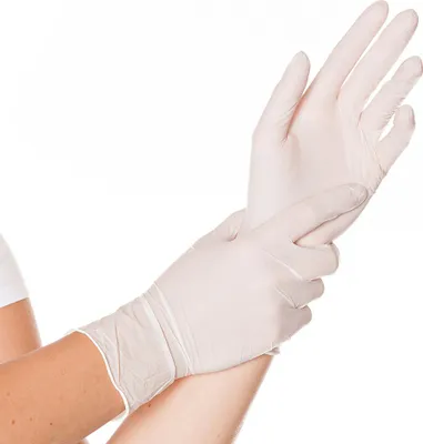 Produktbild von Hygonorm SAFE FIT Nitril-Handschuhe | weiß | Gr. S | 100 Stück | puderfrei | Einweghandschuhe | Einmalhandschuhe | unsteril
