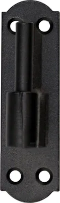 Produktbild von Plattenhaken 10 mm Kloben Aufschraubkloben Torkloben Türkloben Schwarz Pulverb.