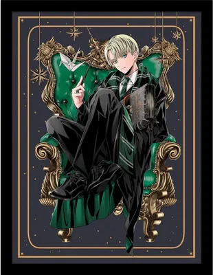 Produktbild von Harry Potter: Wizard Dynasty - Gerahmtes Poster "Draco Chair" PM8853 (40 cm x 30 cm) (Bunt)
