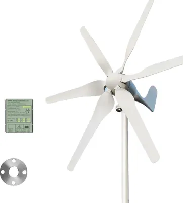 Zdjęcie produktu dla Generator energii wiatrowej, wysoka wydajność, odpowiedni do systemów niezależnych od sieci, z kontrolą MPPT, 3000 W, 12 V