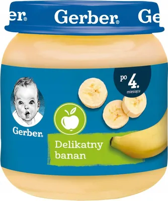 Zdjęcie produktu dla Gerber Deserek Delikatny banan po 4 miesiącu 125 g