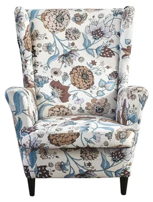 Productafbeelding van Set van 2 stoelhoesjes voor vleugelstoelen, voor bescherming en decoratie