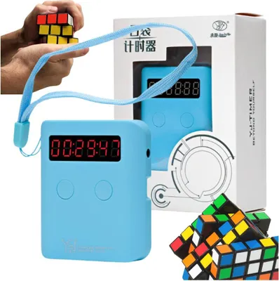 Produktbild von Taschentimer-Stoppuhr zum Lösen von Zauberwürfeln, präzise, Weihnachtsgeschenk