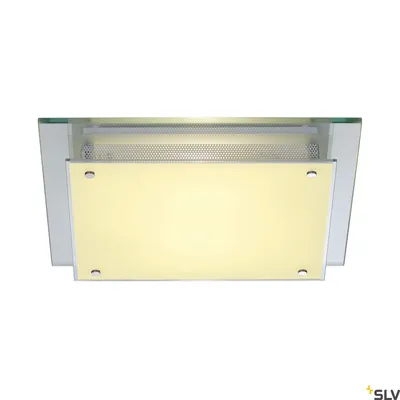 Produktbild von SLV 155180 GLASSA SQUARE E27 Deckenleuchte eckig 2xE27 max. 2x60W