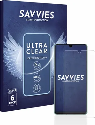 Produktbild von 6x Für Huawei P30 Schutzfolie Savvies Displayschutz Display Schutz Folie Klar Transparent