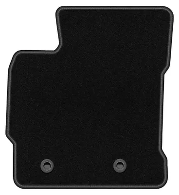 Obrázok produktu pre Velúrový koberec vodiča pre: Toyota Auris I 2006-2012 (hatchback/kombi) – 1 ks, čierny, na mieru – Wielganizator BASIC