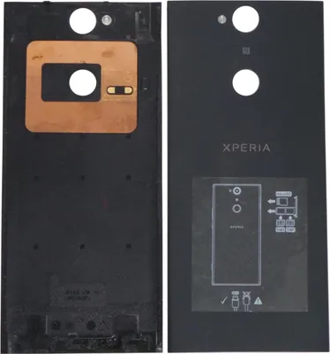 Produktbild von Original Sony Xperia XA2 Plus H4413 Akkudeckel Backcover Schwarz Gut
