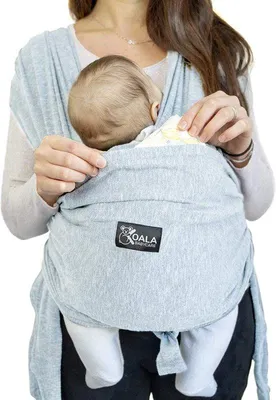 Immagine prodotto di Koala Babycare® Fascia porta-bambini | Marsupio per neonati | Fascia porta-bambini multiuso blu