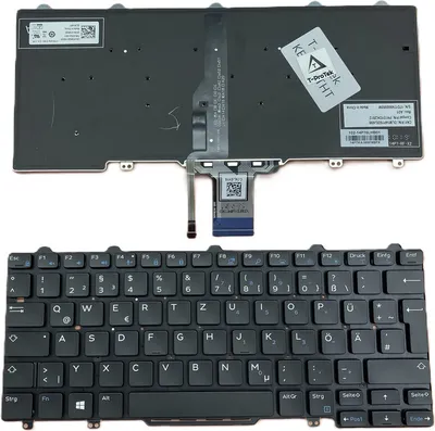 Produktbild von DEUTSCHE-Tastatur Keyboard Beleuchtung kompatibel für DEll LatituDE 12 (E7270)
