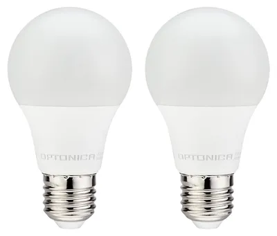 Produktbild von Optonica E27 LED-Lampe A60 9W 806lm 6000K 230V Dimmbar 2 Stück