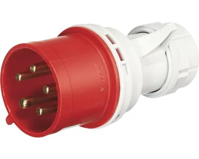 Produktbild von CEE-Stecker PCE 32A IP44 5-polig rot/grau