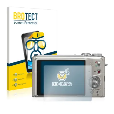 Produktbild von 2x Für Panasonic Lumix DMC-TZ7 Schutzfolie BROTECT Displayschutz Display Schutz Folie Klar Transparent