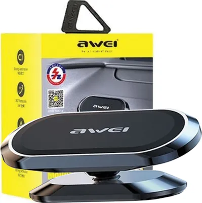 Obrázek produktu pro Magnetický Držák Do Auta Awei X20 Do Kokpitu, Šedý/Kovově Šedý