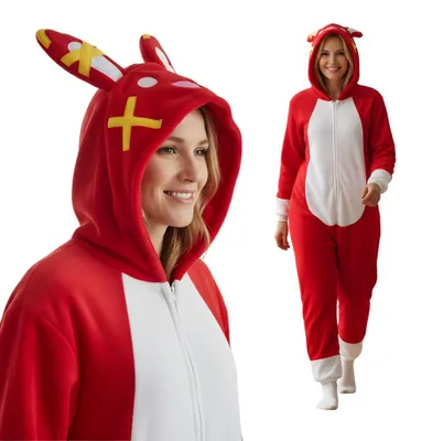 Produktbild von Pyjamas Onesie Kigurumi Kostüm Verkleidung Genshin Baron Bunny S: 145-155cm
