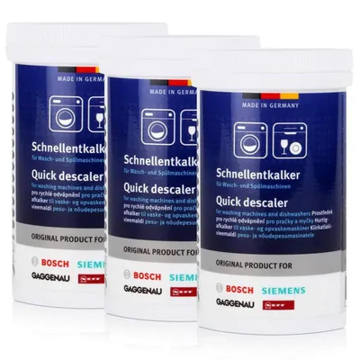 Produktbild von BSH Schnellentkalker 250g - für Wasch- und Spülmaschinen, Entkalker (3er Pack)