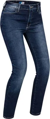 Produktbild von PMJ Ginevra Damen Motorradjeans, dunkelblau, 28