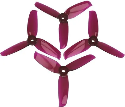 Produktbild von Gemfan 4052 4x5.2 Flash 3-Blatt-Propeller - Lila (2xCW, 2xCCW) 4 Zoll