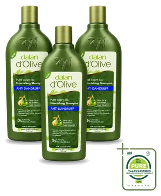 Obrázek produktu pro 3x šampon Dalan d'Olive proti lupům - hydratační - 400 ml - balení: 3 kusy