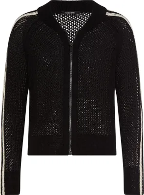 Produktbild von Marc Aurel Strickjacke aus Netz-Struktur black 40