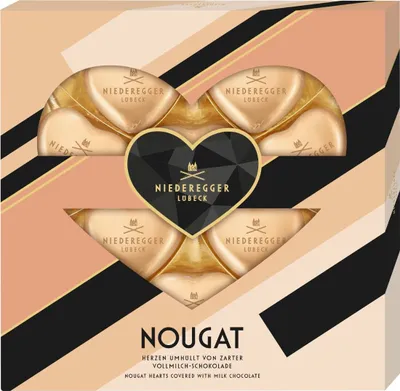 Produktbild von Niederegger Nougat Herzen 125g