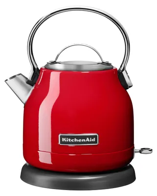 Productafbeelding van KitchenAid 5KEK1222EER elektrische waterkoker, 1,25 liter, 2200 watt, zwart, rood, roestvrij staal