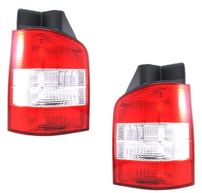 Produktbild von Rückfahrleuchte passend für VW T5 2x mit Heckklappe ab 04/2003-rot klar 7H5945095H 7H5945095F 7H5945095L 7H5945095M 7H5945096F 7H59450 Johns