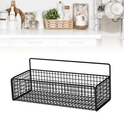 Productafbeelding van Omgoods - Wandorganizer met Draadmand voor Keuken en Badkamer