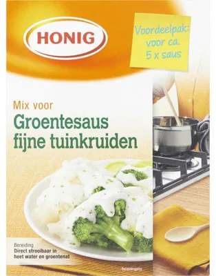 Produktbild von Honig Gemüse Sauce Tuinkruiden 150g – Würzige Kräutersauce zum Verfeinern & Dippen