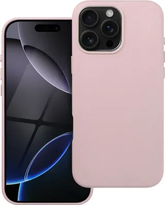 Productafbeelding van Leren hoesje voor iPhone 16 Pro Max, compatibel met MagSafe, kleur: roze