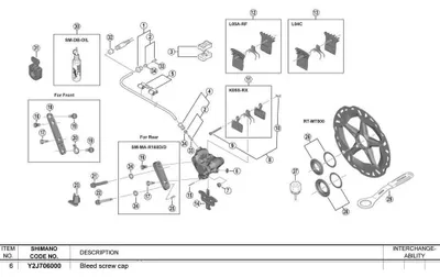 Image de Shimano Br-r8170 Vis de frein à disque argent argent One Size