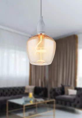 Immagine prodotto di Lampadina LED Globo E27 / 4 W 240 lm 1800 K ambra/trasparente