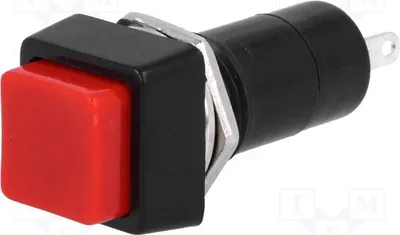Obrázek produktu pro 2x Spínač, tlačítko, poloha: 2, OFF-(ON), 1A/250VAC, PS12BRD, pro montáž na svorkovnici