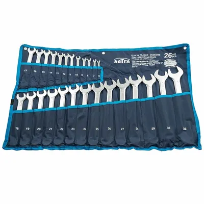 Obrázok produktu pre Kľúče očko vidlicové nástenné 6-32mm 26ks profi Asta 0926 05727
