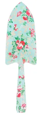 Image de pelle de jardin 7,9 x 27,5 cm en acier rose/vert