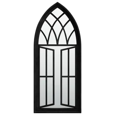 Image de vidaXL Miroir noir 70x30 cm Fer pour l'intérieur