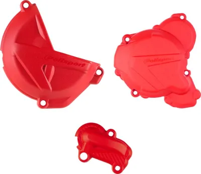 Produktbild von Lichtmaschinendeckel Und Kupplungsdeckel Und Wasserpumpendeckelsatz Gas Gas Ec 250 '21-'23; Ec 300 '21-'23 Rot