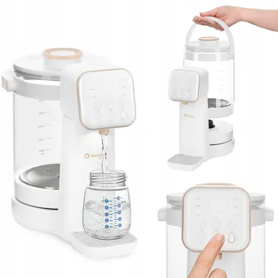 Lionelo BabyPresto 2.0 Wasserbereiter, 1200 W, UV-Lampe, 3-l-Tank, 40–100 °C