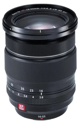 Produktbild von Fujifilm FUJINON 16-55 mm / F 2.8 XF R LM WR Standardzoom fÃ1/4r Fujifilm X Systemkameras, F2,8 (W) - F2,8 (T), Autofokus, 77 mm Filterdurchmesser, 655 g