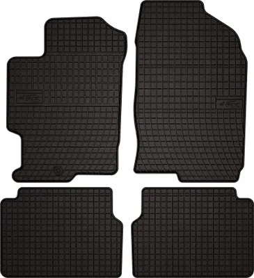 Immagine prodotto di Tappetini auto in gomma adatto per Mazda 6 I GG / GY (2002-2007, station wagon, berlina, liftback) neri, set 4 pz, con fissaggi