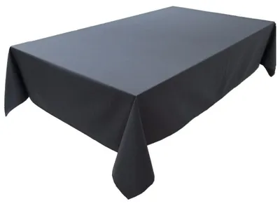 Obrázek produktu pro Obdélníková ubrus z 100% bavlny, rozměry 150 x 350 cm, barva antracit