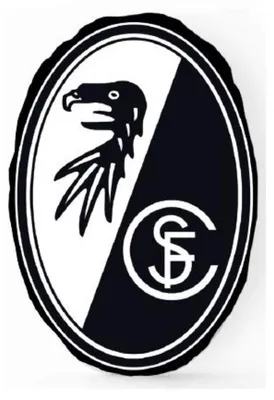 Produktbild von SC Freiburg Plüschkissen "Wappen" oval