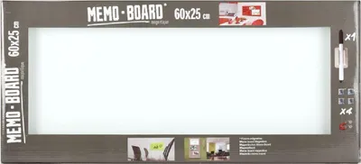 Zdjęcie produktu dla Ceanothe tablica memo 25x60 cm biała