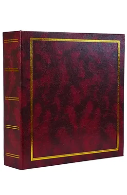 Produktbild von ALBUM RS 50 selbstklebend 50 Karten/100 Seiten, Ordner, CLASSIC bordeauxrot