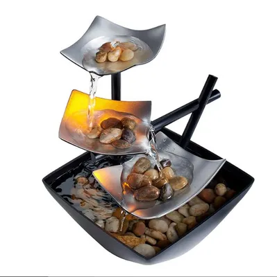 Zdjęcie produktu dla Fontanna Dekoracyjna Led Z Wodospadem 20X15X15Cm